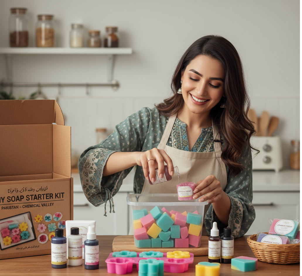 DIY Soap Starter Kit Pakistan by Chemical Valley