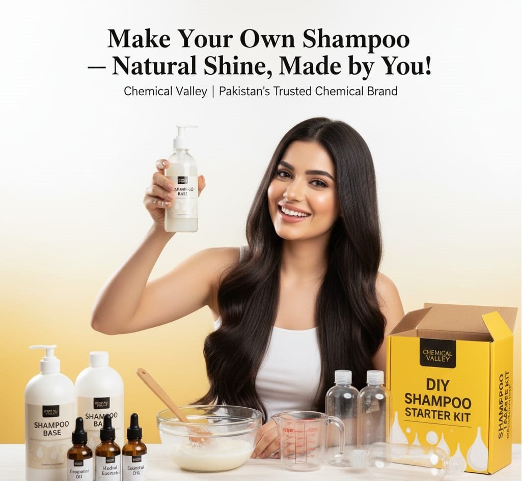 DIY Shampoo Starter Kit Pakistan by Chemical Valley